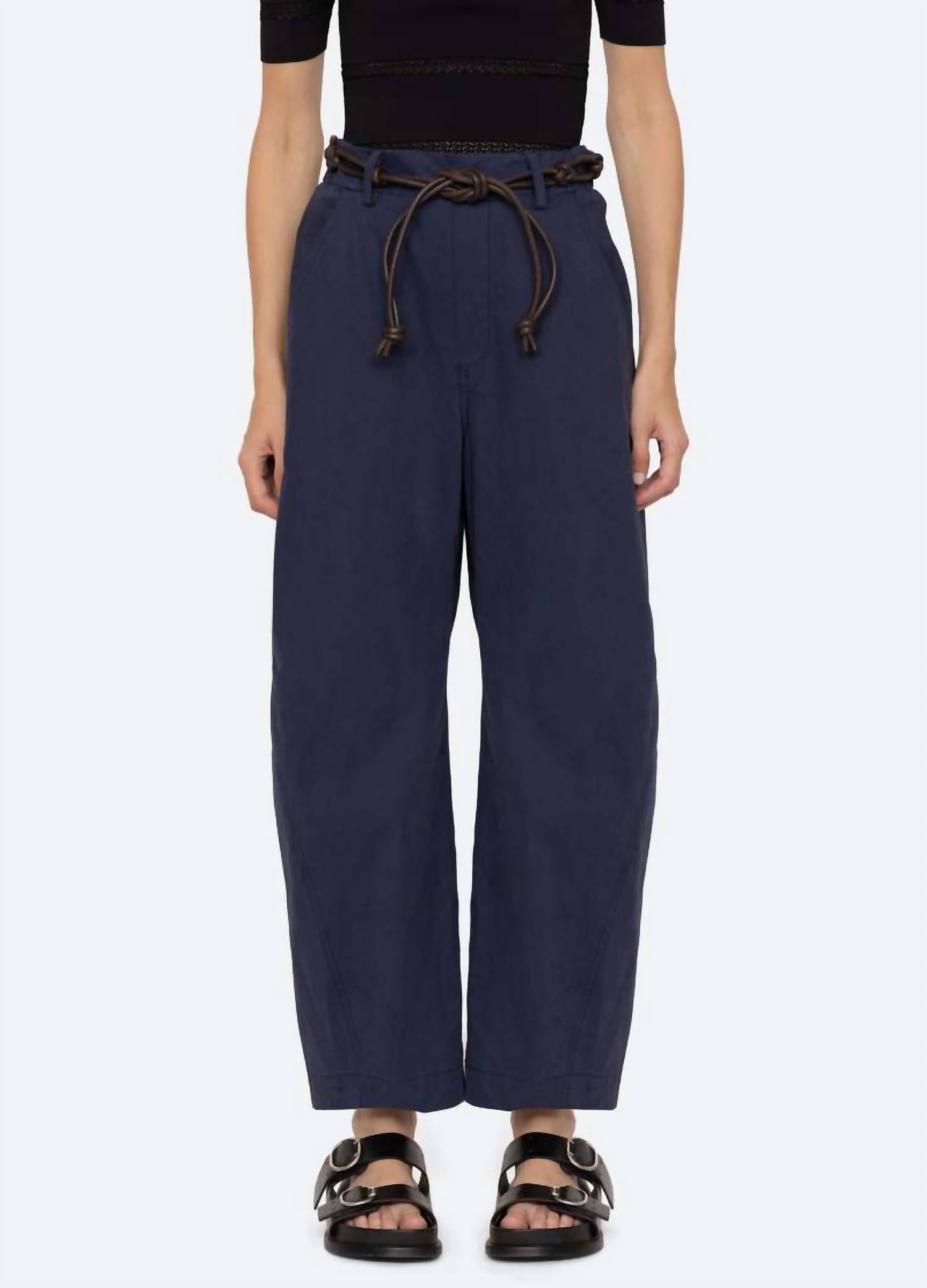 SEA Adele Sports Wear Pants in navy - women's pants