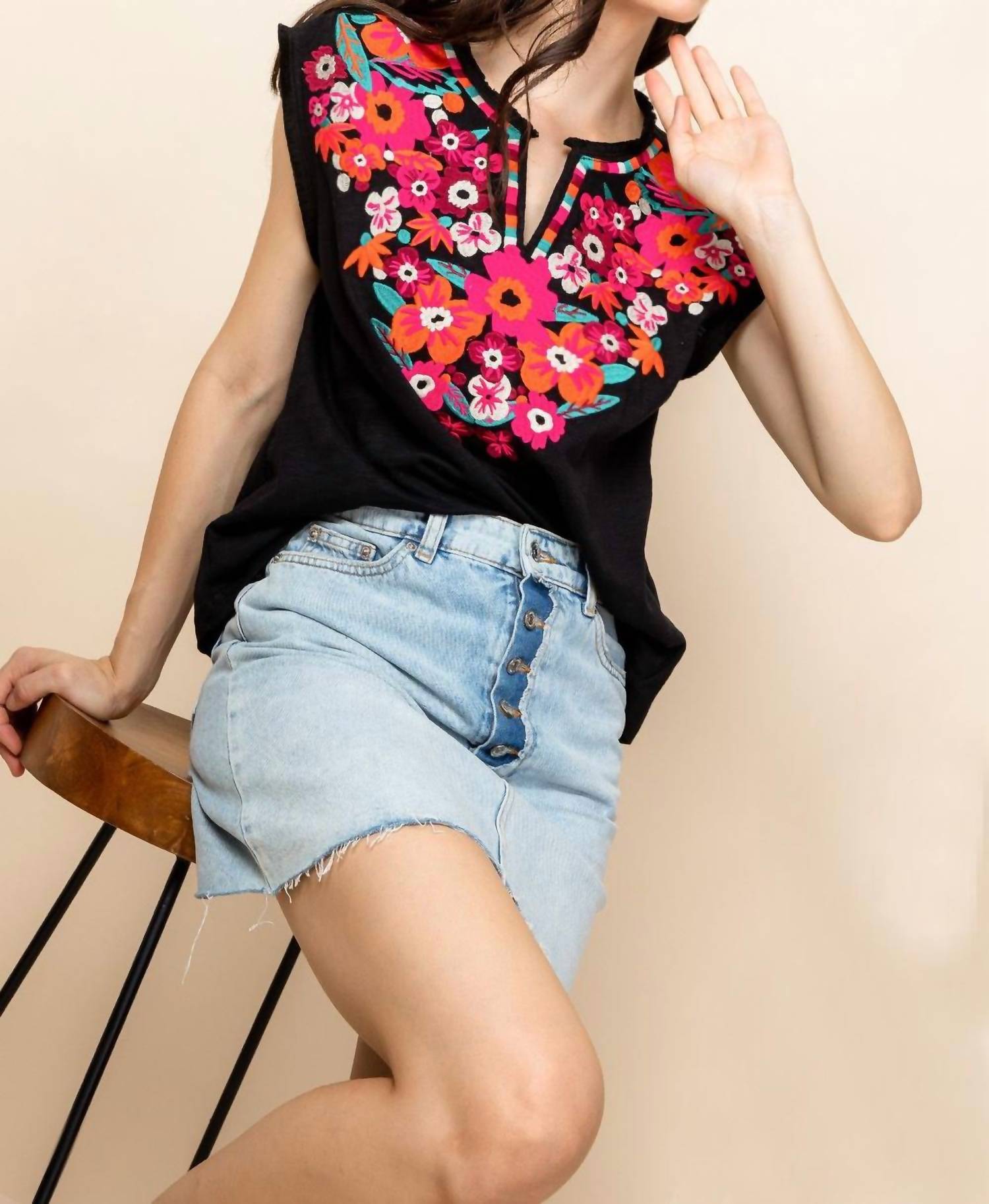 Thml - Fiesta Nights Floral Top