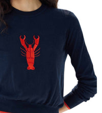 Autumn Cashmere - Lobster Crewneck Sweater