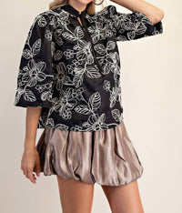 Glam - Anflo Floral Top