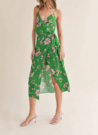 Sage The Label - Greener Side Midi Wrap Dress