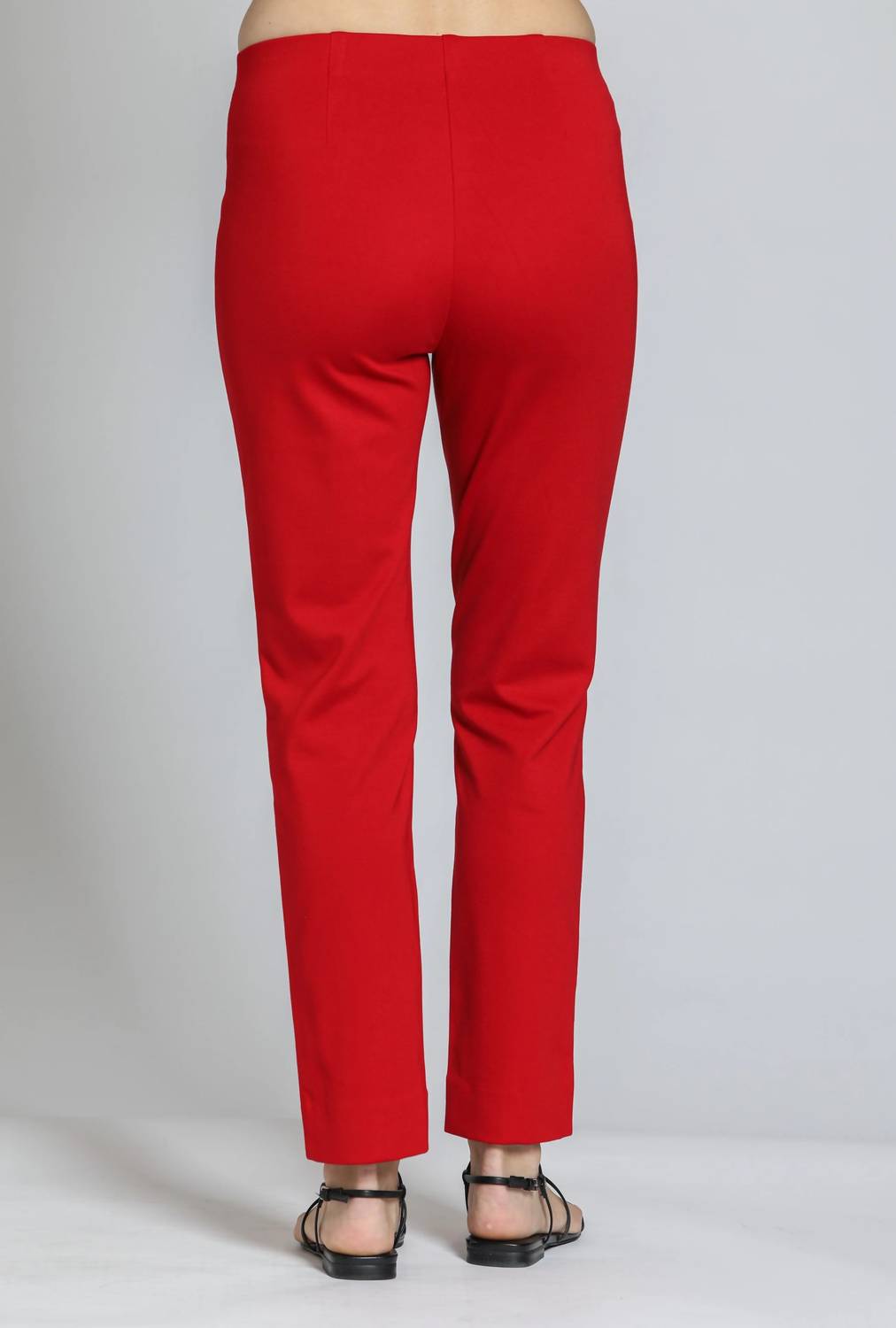 Apny - Pull-on Ponte Pant With Split hem