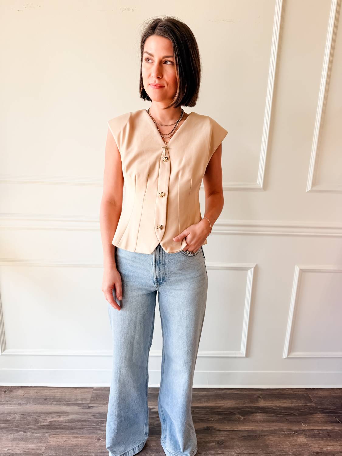 Strut & Bolt - Sloane Tailored Vest Top