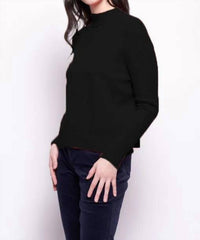 FOIL Right On Sweater in black - women's sweater - detail view