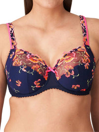 PrimaDonna Women’s Devdhaha Full Cup Unpadded Bra in velvet blue - women's intimate