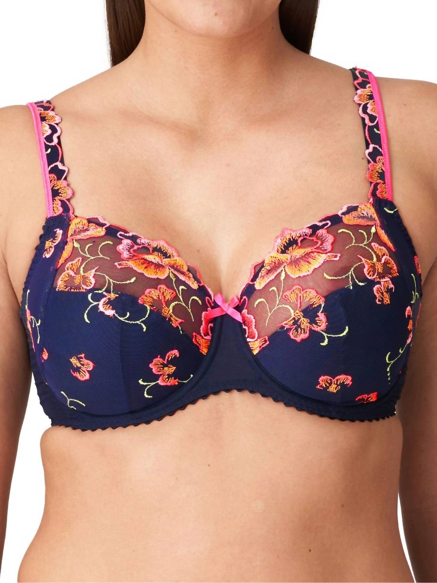 PrimaDonna Women’s Devdhaha Full Cup Unpadded Bra in velvet blue - women's intimate