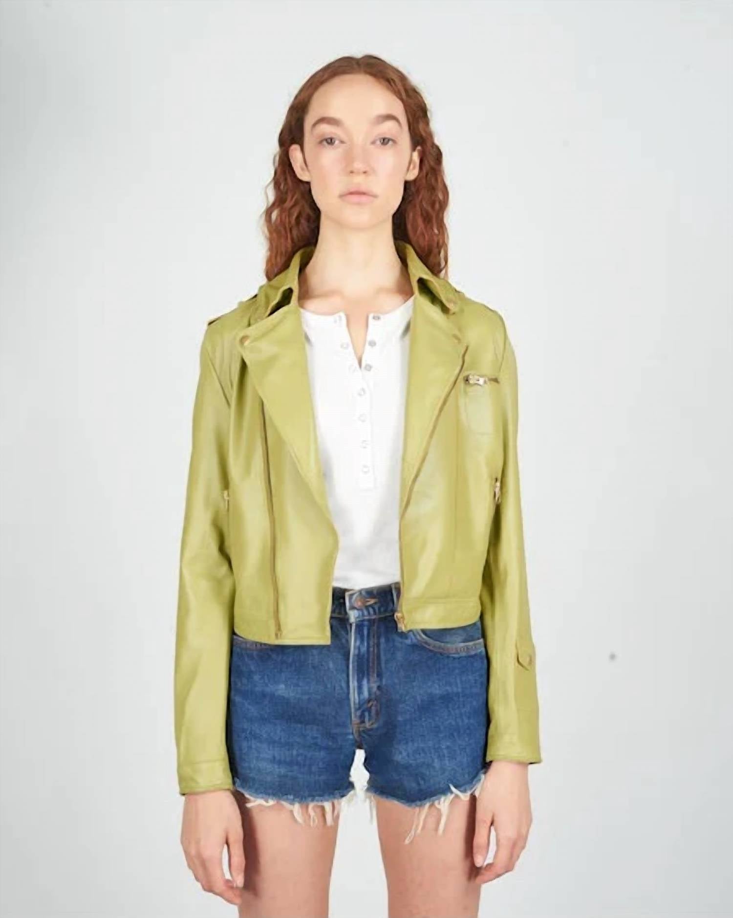 Jakett - Josey Washed Leather Jacket