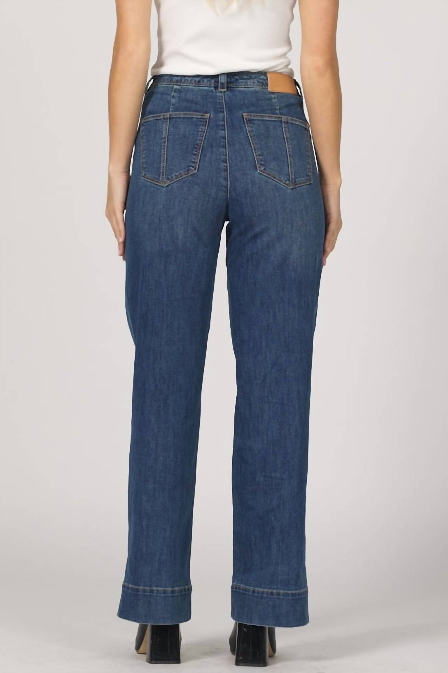 DEAR JOHN DENIM Holly Straight Leg Jeans in kentfield - women's jeans - alternate view