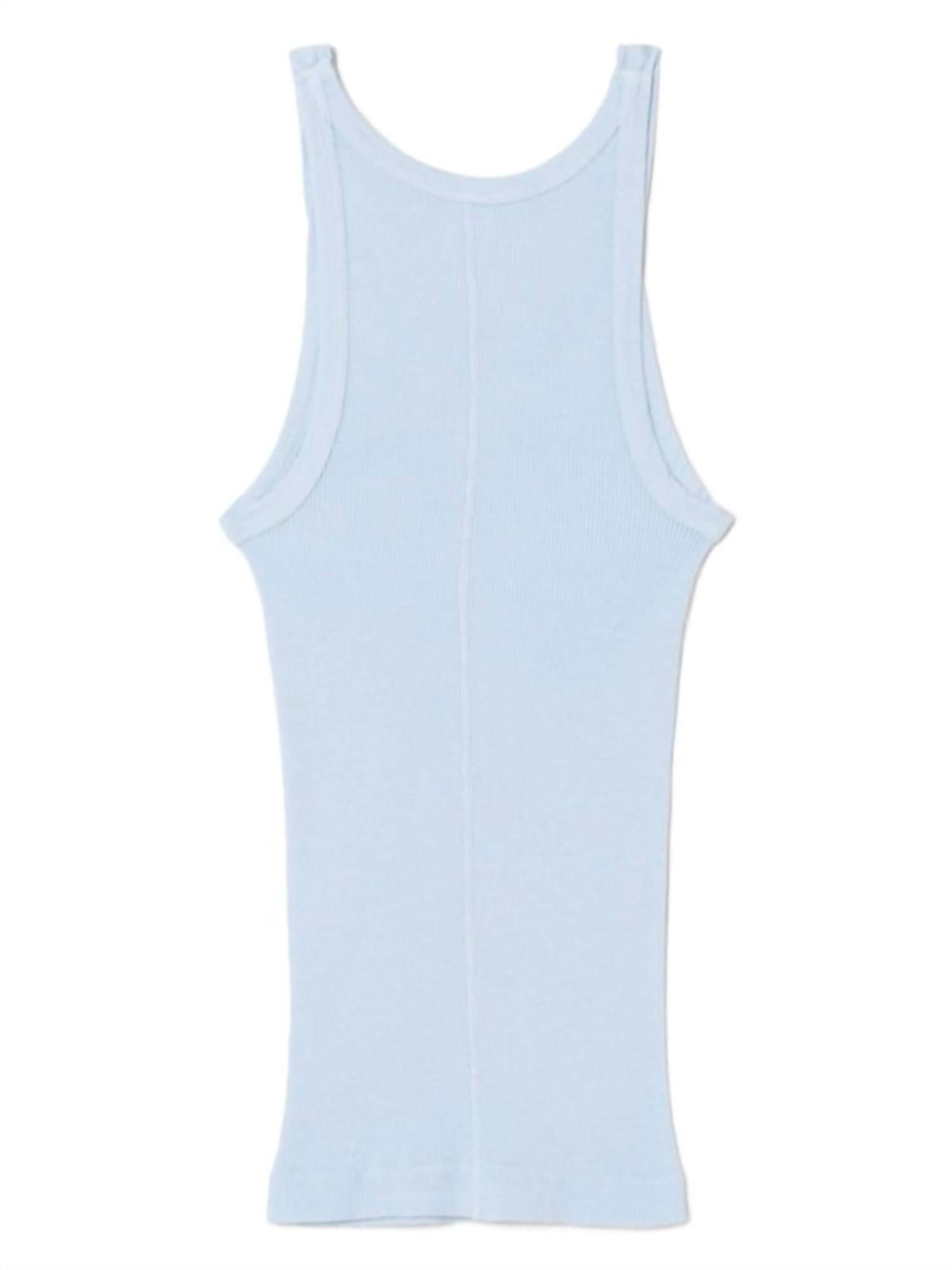 Re/Done - Women's Rib Cotton Sleeveless Top