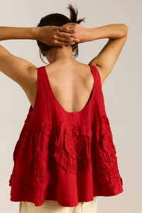 Damson Madder - Stella Ruffle Cami Top