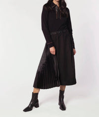 Joh - Jelani Skirt With Pleated Zipper Sides