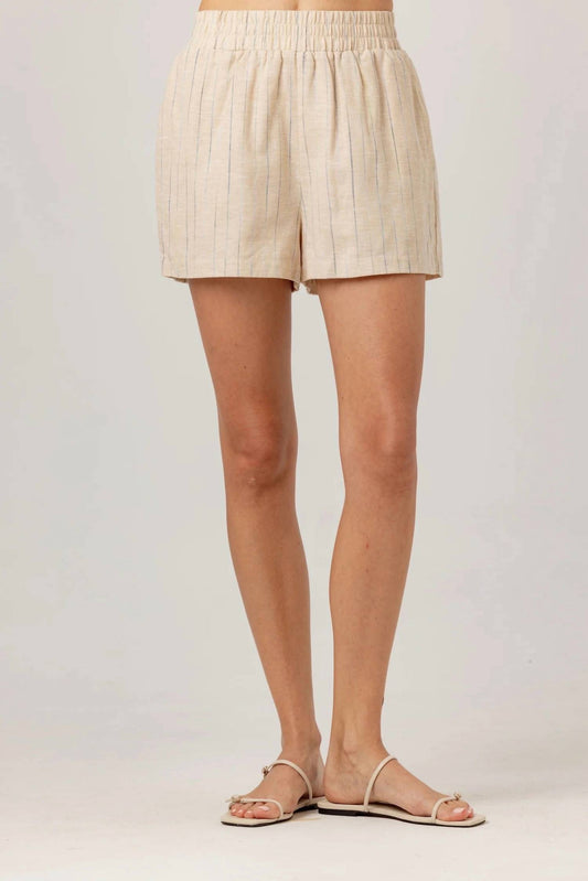 Sundays - Stripe Linen Fuller Shorts