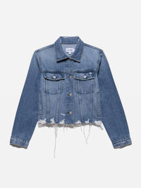 FRAME Women's Le Vintage Jacket in rossum 2year rips - women's jacket