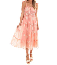Ee:Some - Setting the Scene Embroidered Maxi Dress