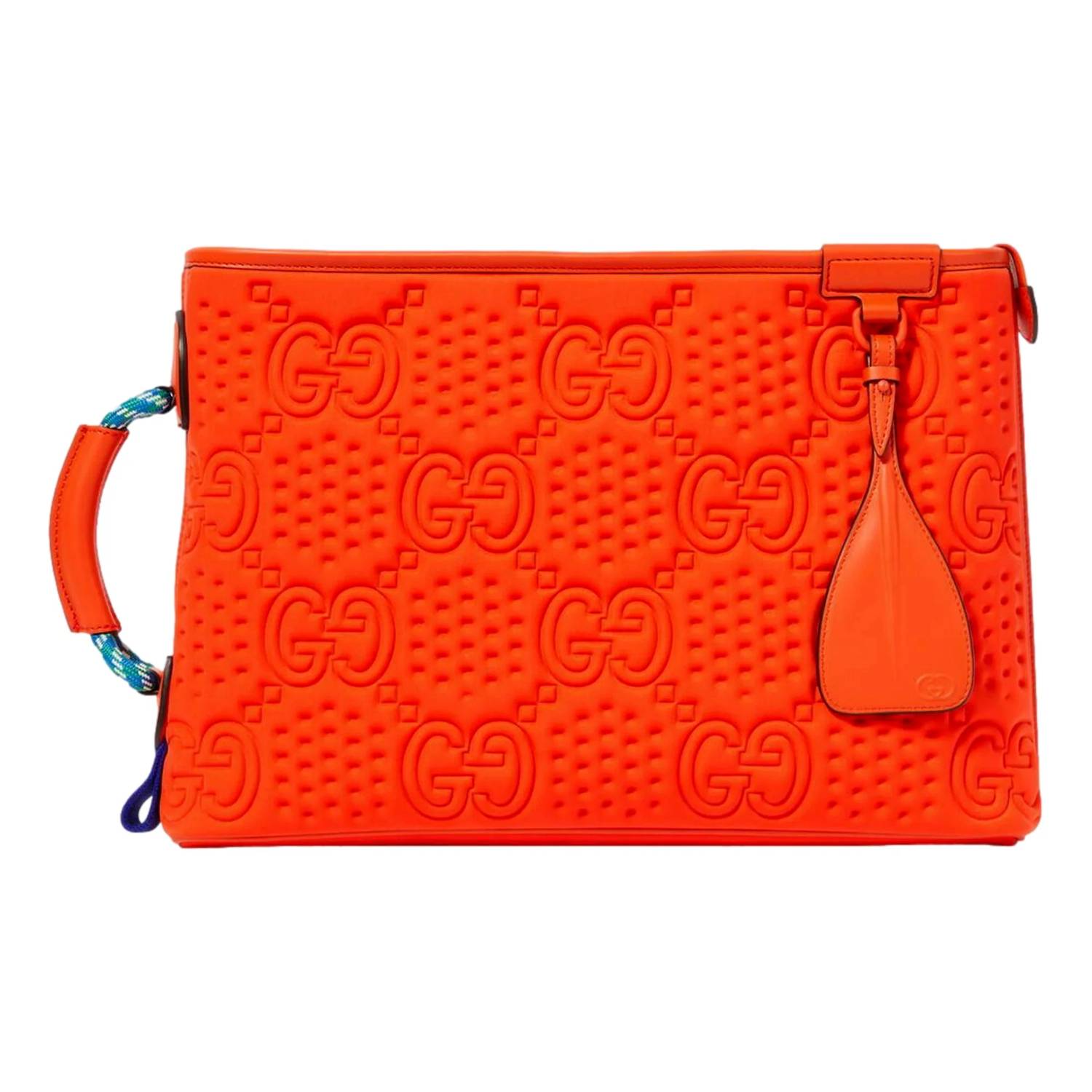 Gucci - Women's Off The Grid Gg Embossed Rubber Pouch Clutch Bag