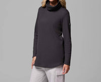Columbia Holly Waffle Cowl Neck Pullover Sweater in shark - women's sweater - alternate view