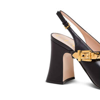 Gucci - Women's Sylvie Chain-embellished Sandal Heels