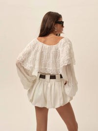 For Love & Lemons - Horizon Tie-front Blouse