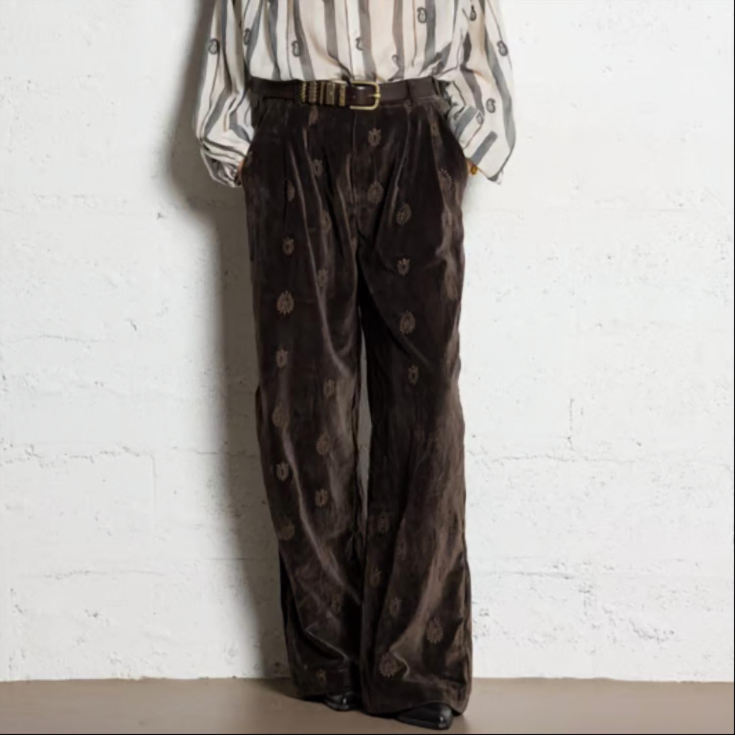 Maison Hotel - Velluto Paco Wide-leg Pant