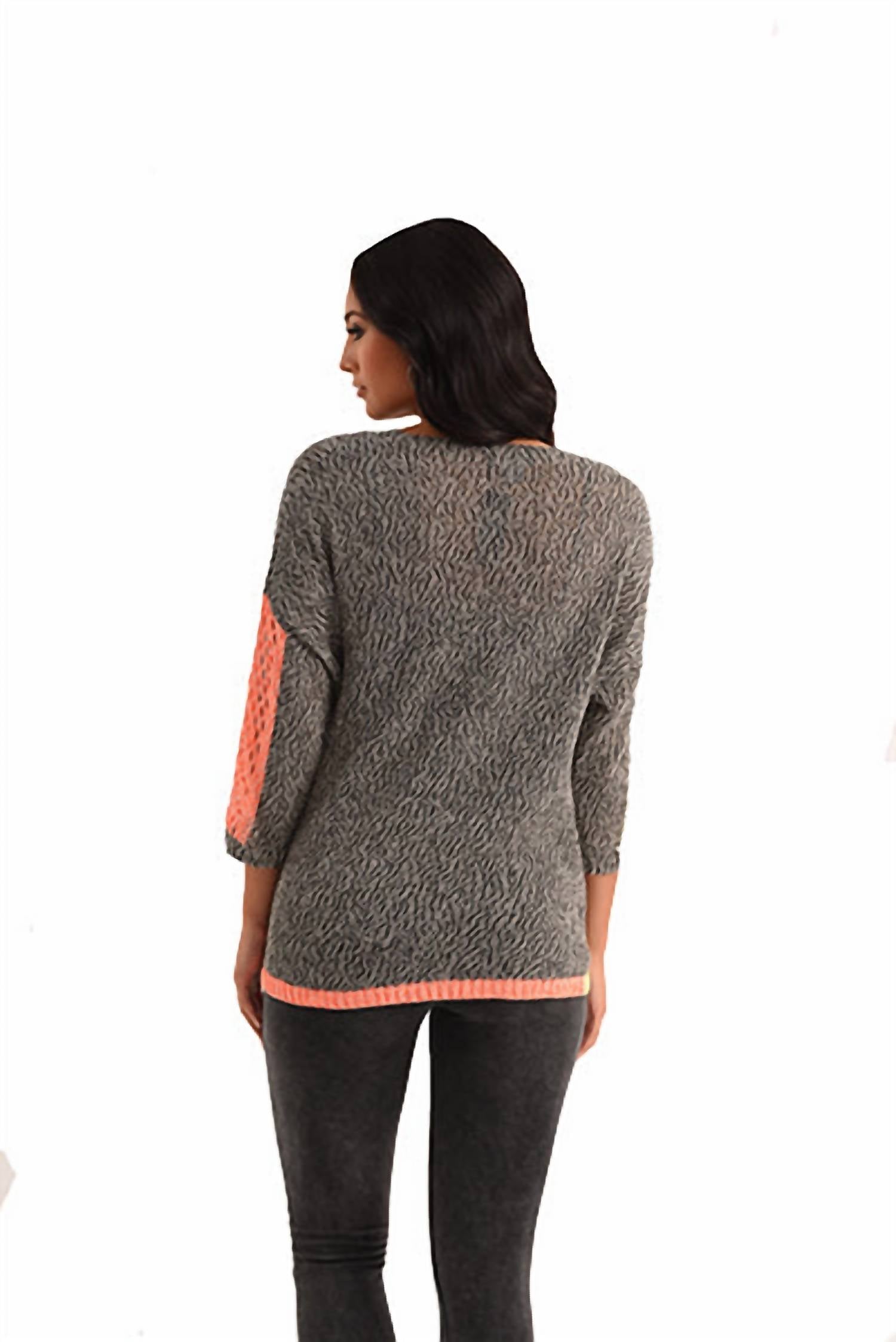 Tracy Color Block Crochet Top
