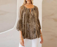 Young Threads - Patchwork Peasant Top