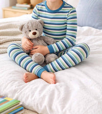 Kickee - Boy's Long Sleeve Pajama Set