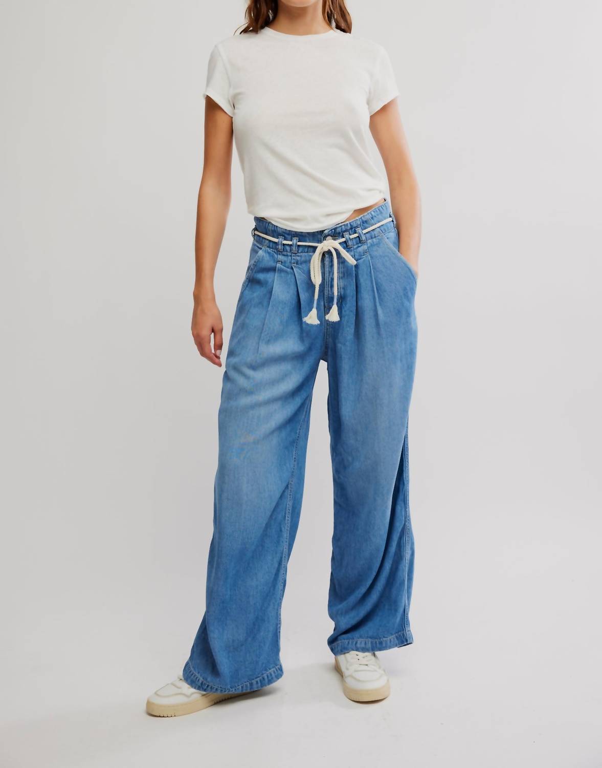 Free People - Dakota Cinched Pull-on Jeans