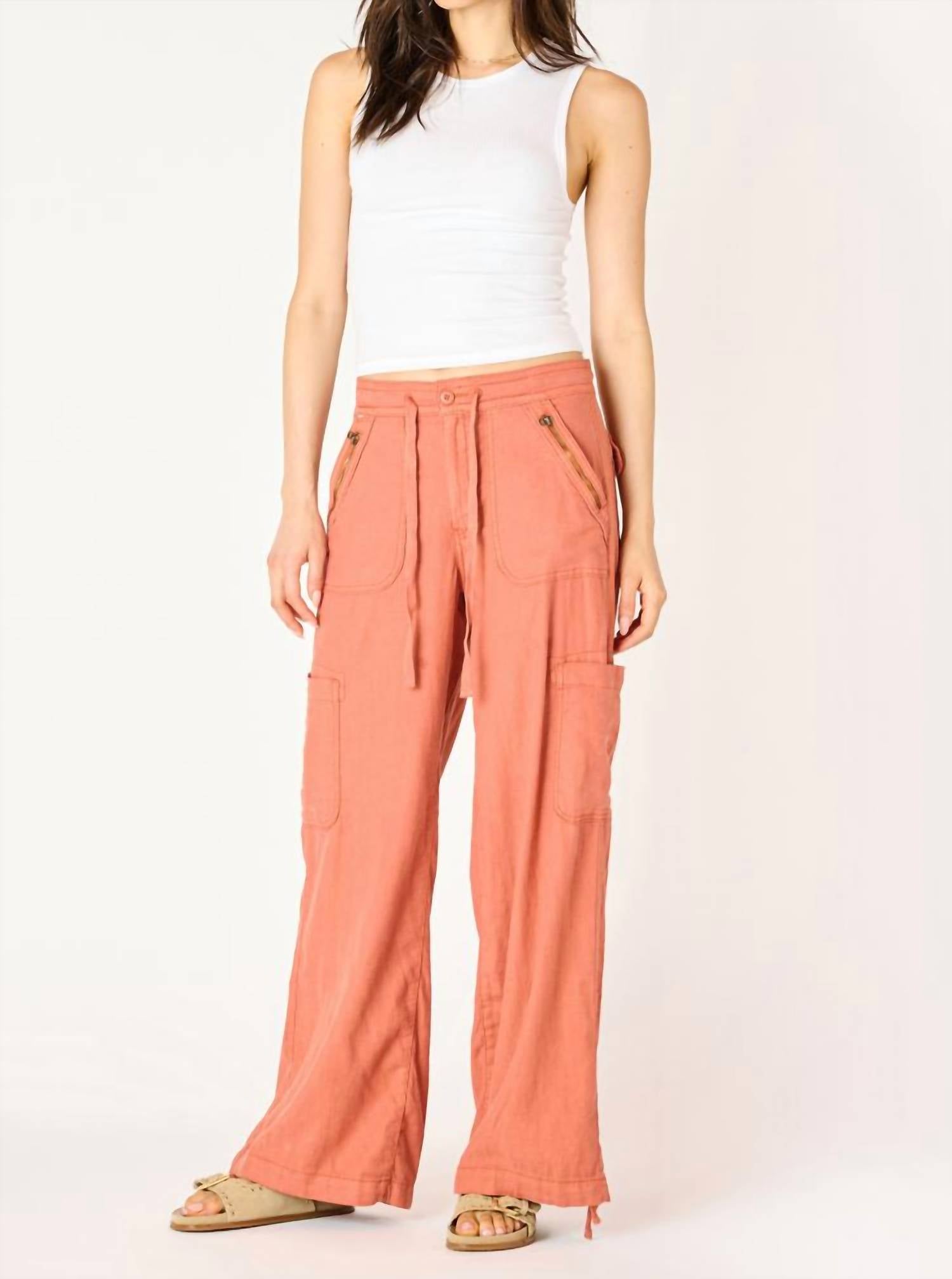 Dex - Wide Leg Cargo Pants