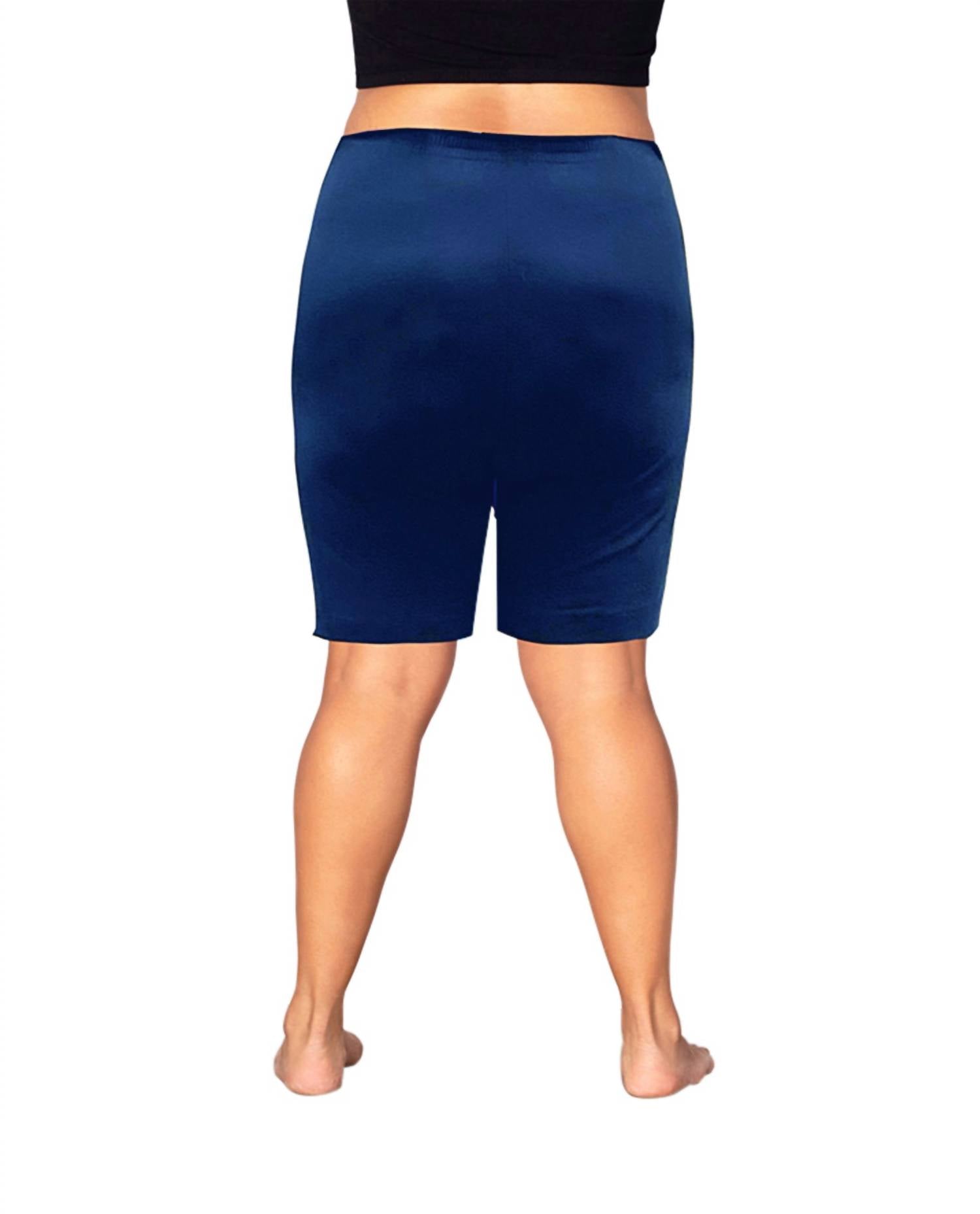 On The Plus Side - Cotton Jersey Shorts - Plus