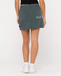 Rusty - Billie Low-Rise Ripstop Zip Off Skirt