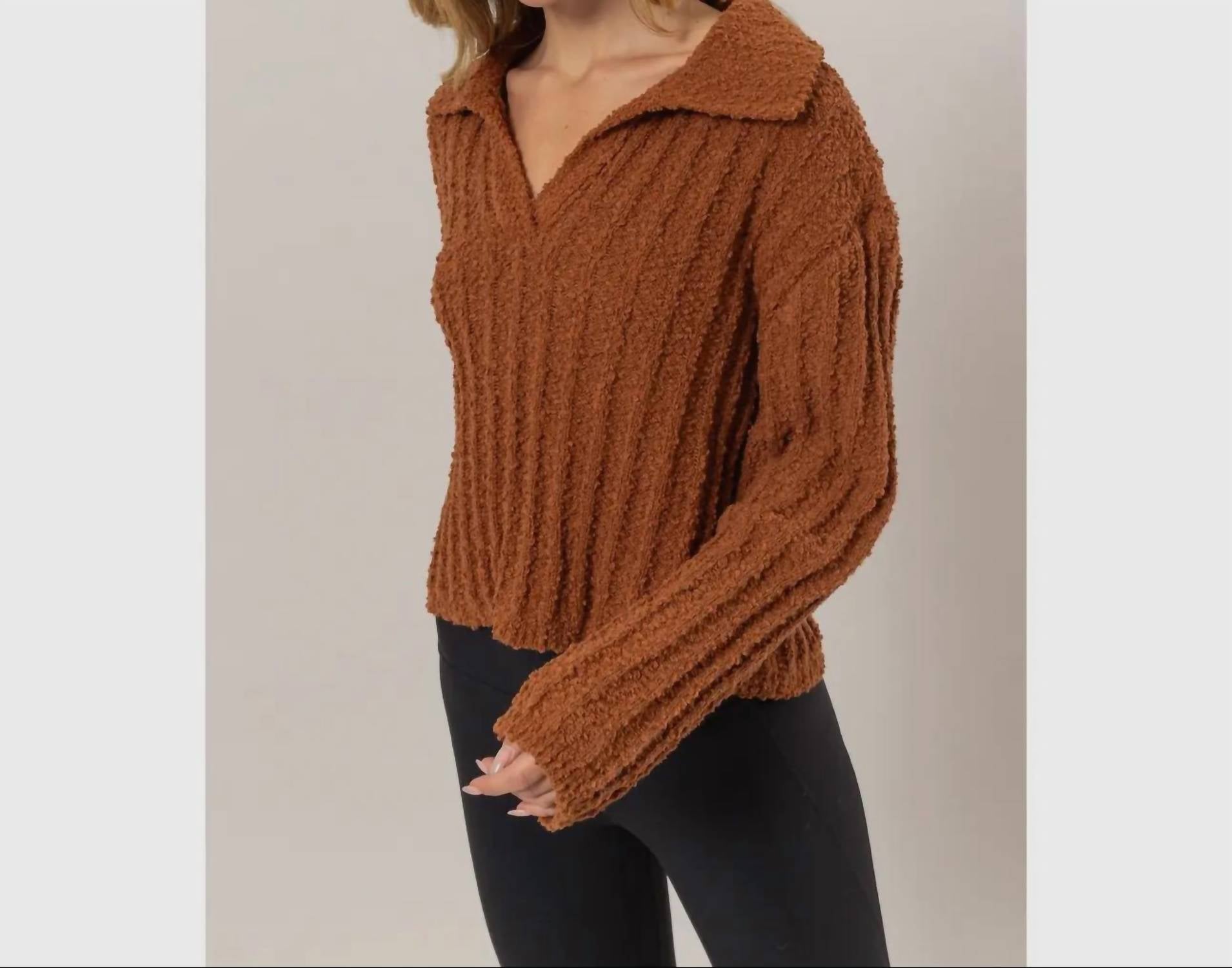 Hyfve - Carly Collared Sweater