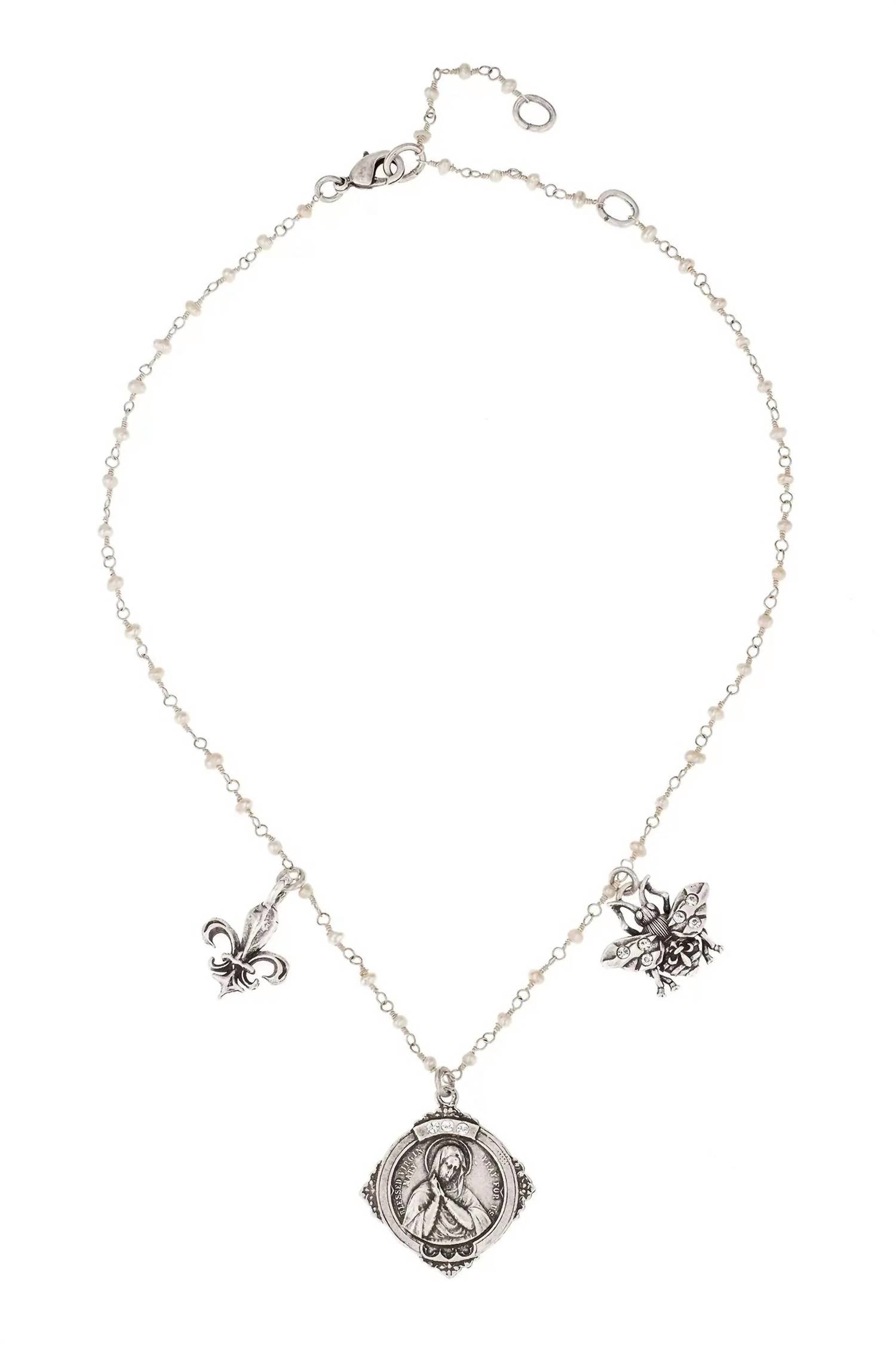 French Kande Women's Noemie Necklace in silver - women's jewelry
