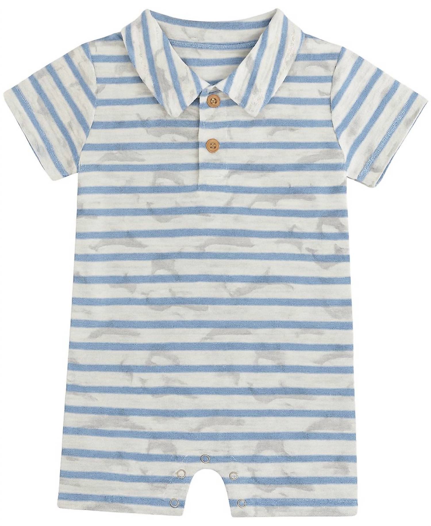 Me & Henry - Boys Drifted Printed Romper