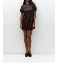 Mod Ref - Leather Mini Dress