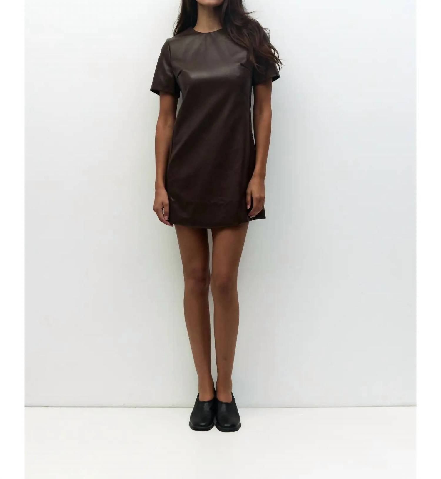 Mod Ref - Leather Mini Dress