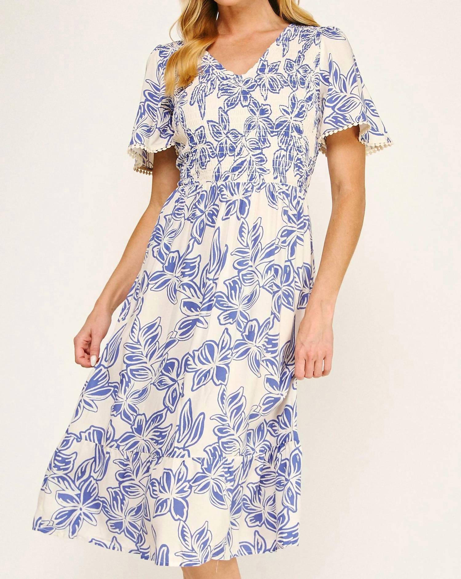 Winslow Collection - Sun Kissed Elegance Midi Dress