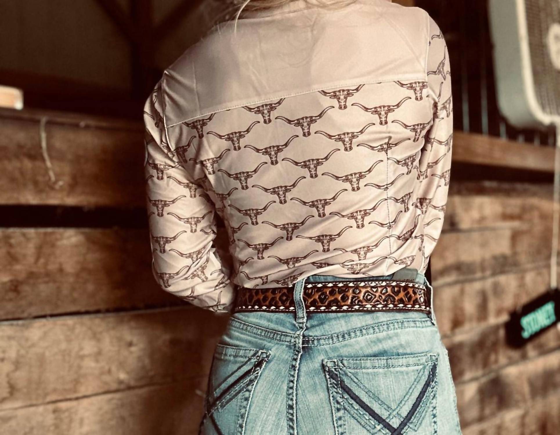 Rocket Donkey - Steer Head Rodeo Shirt