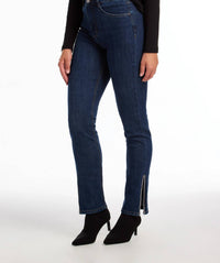 Fdj - Suzanne Straight Leg Denim With Rhinestone Embellishments