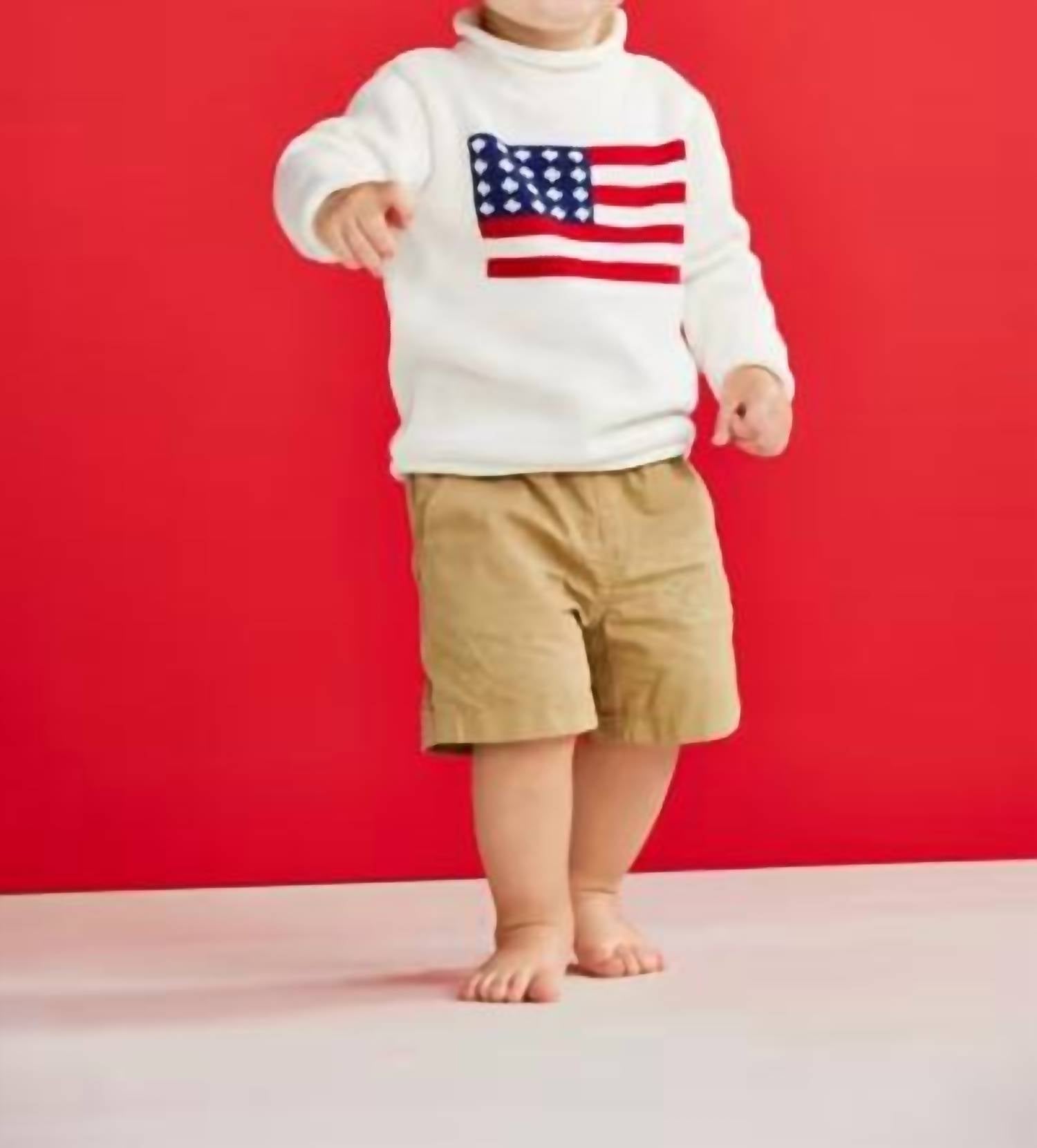 Mudpie - Flag Rollneck Sweater