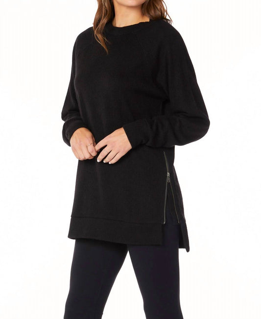 Zip Side Tunic Top