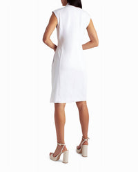Nicole Miller - Vivienne Crepe Sleeveless Coat Dress