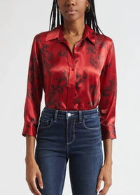 L'Agence - Dani 3/4 Sleeve Blouse
