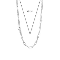 Ti Sento - Women's Paperclip Necklace