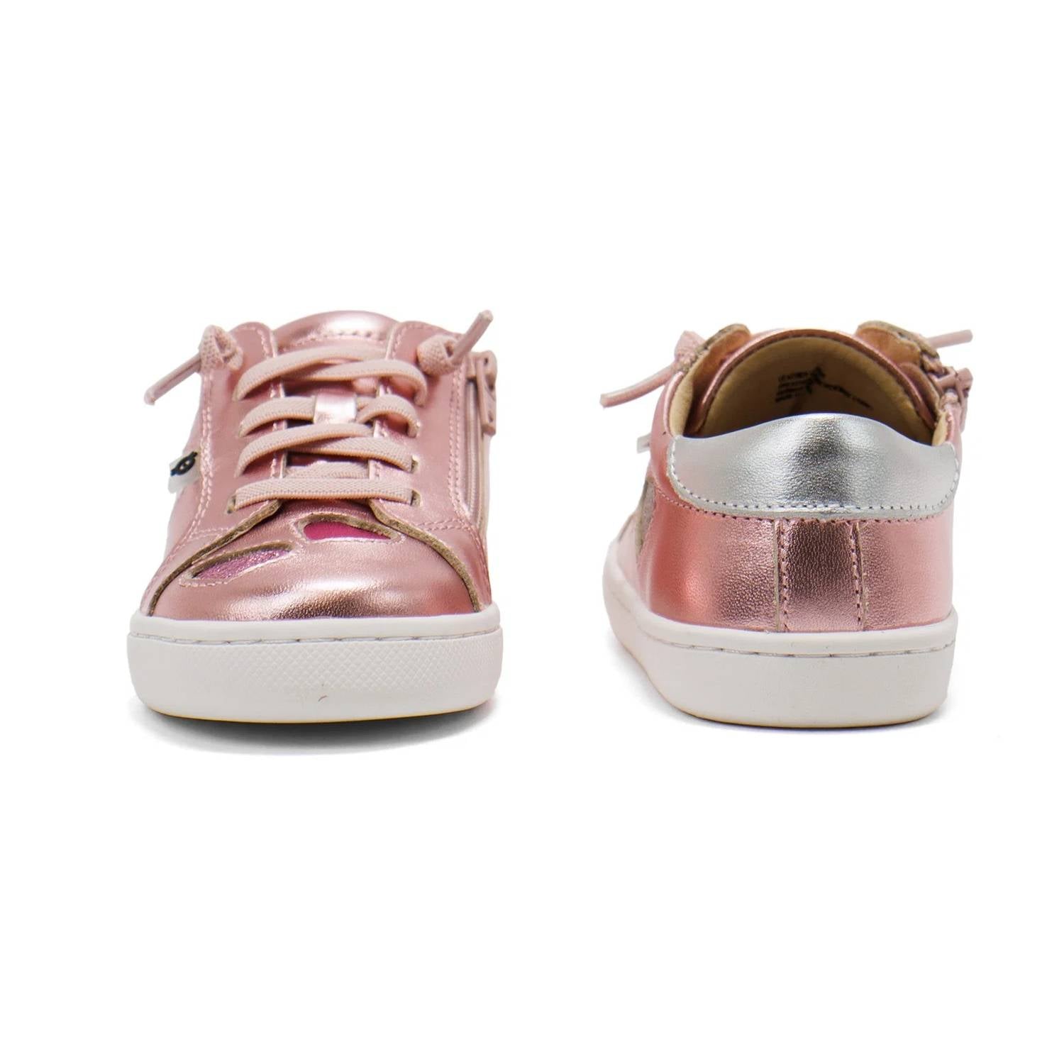 Oldsoles - Girl's Hearty Runner Leather Lace Up Sneakers