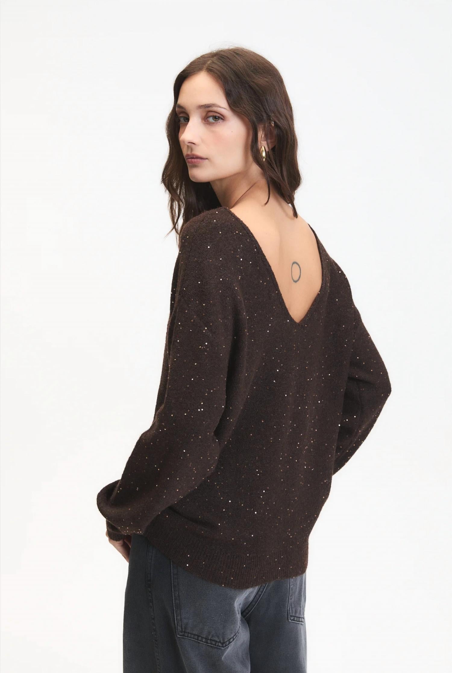 Deluc - Kate Catalpa Sequin Sweater