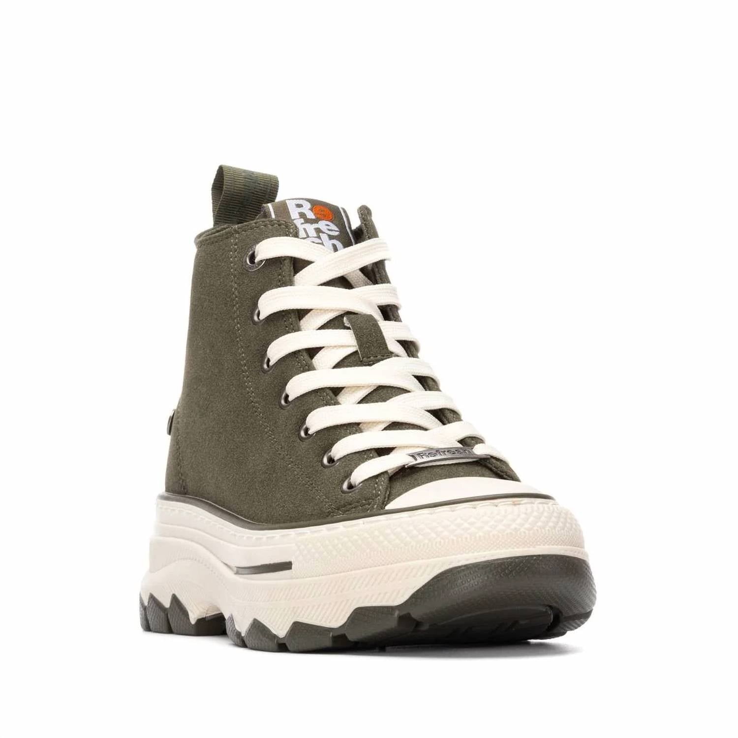 Refresh - Women's Suede High Top Sneakers