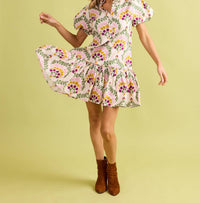 Double A Gia Mini Dress in botanique 1 - women's dress - view 4