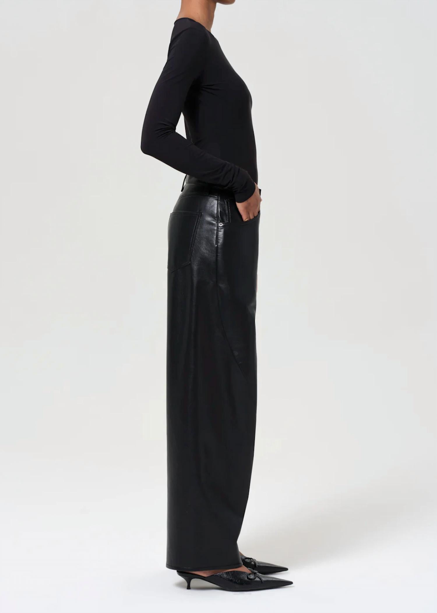Agolde - Recycled Leather Twist Jean