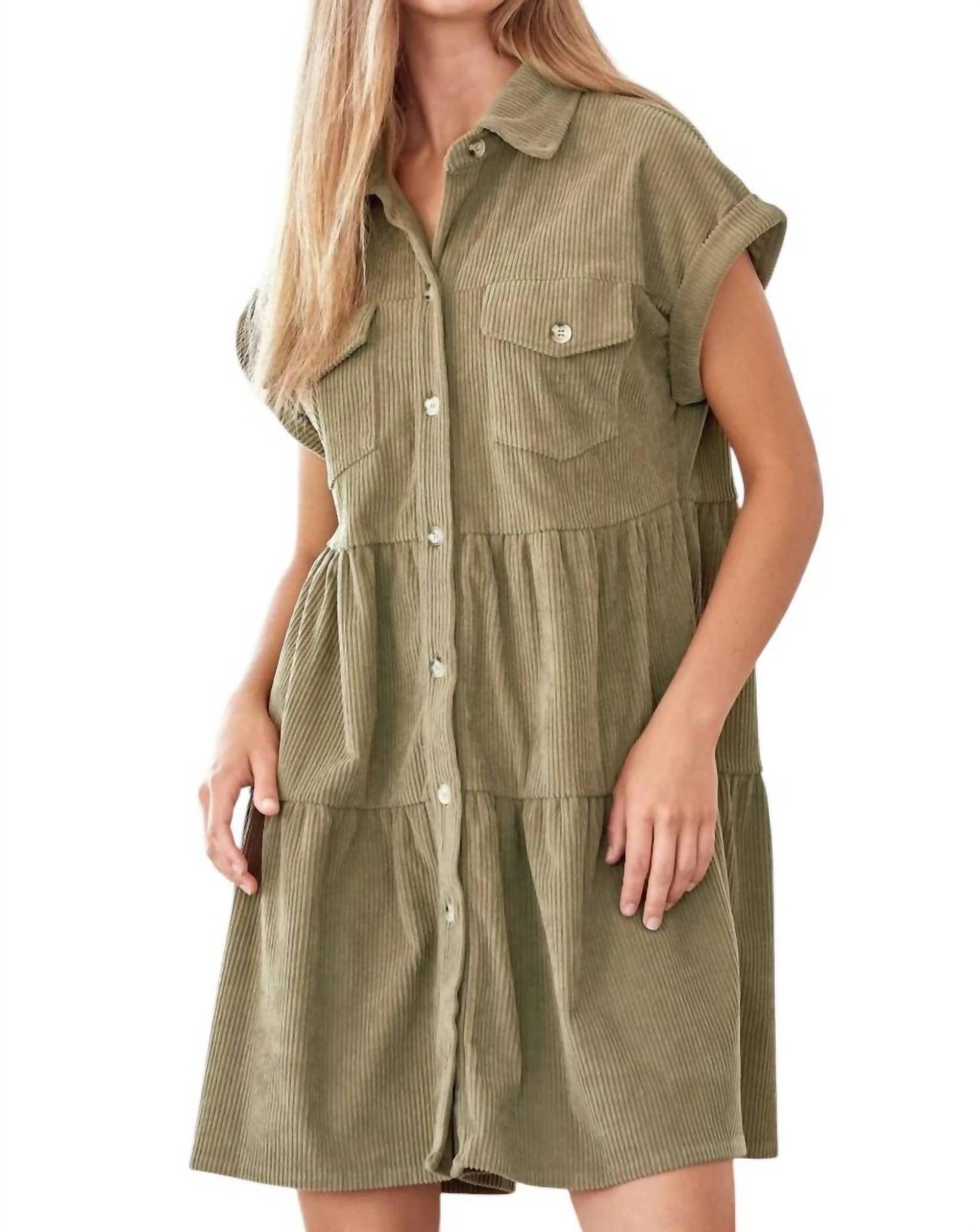 Andree By Unit - Missing Home Corduroy Dress