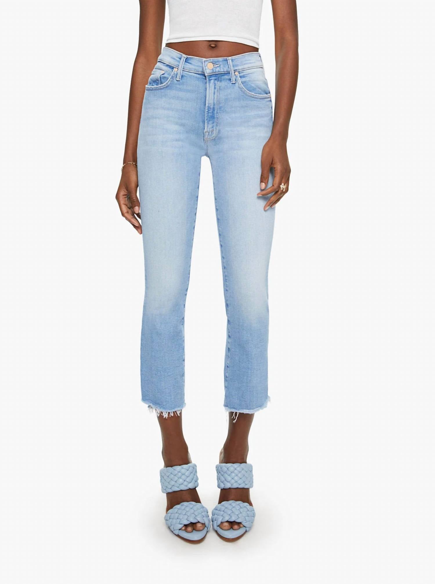 Mother - Insider Crop Fray Pants